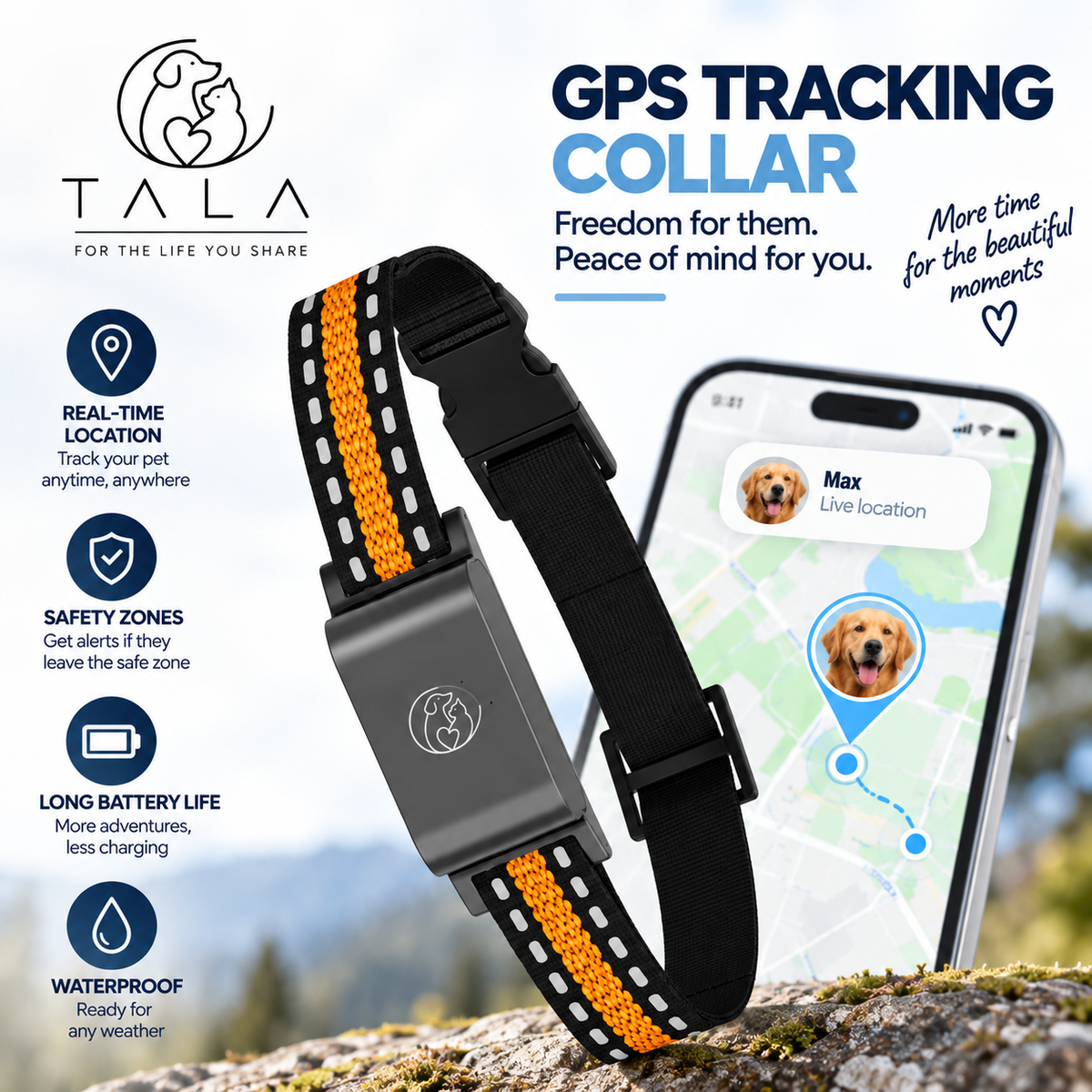 TALA GPS Tracking Collar